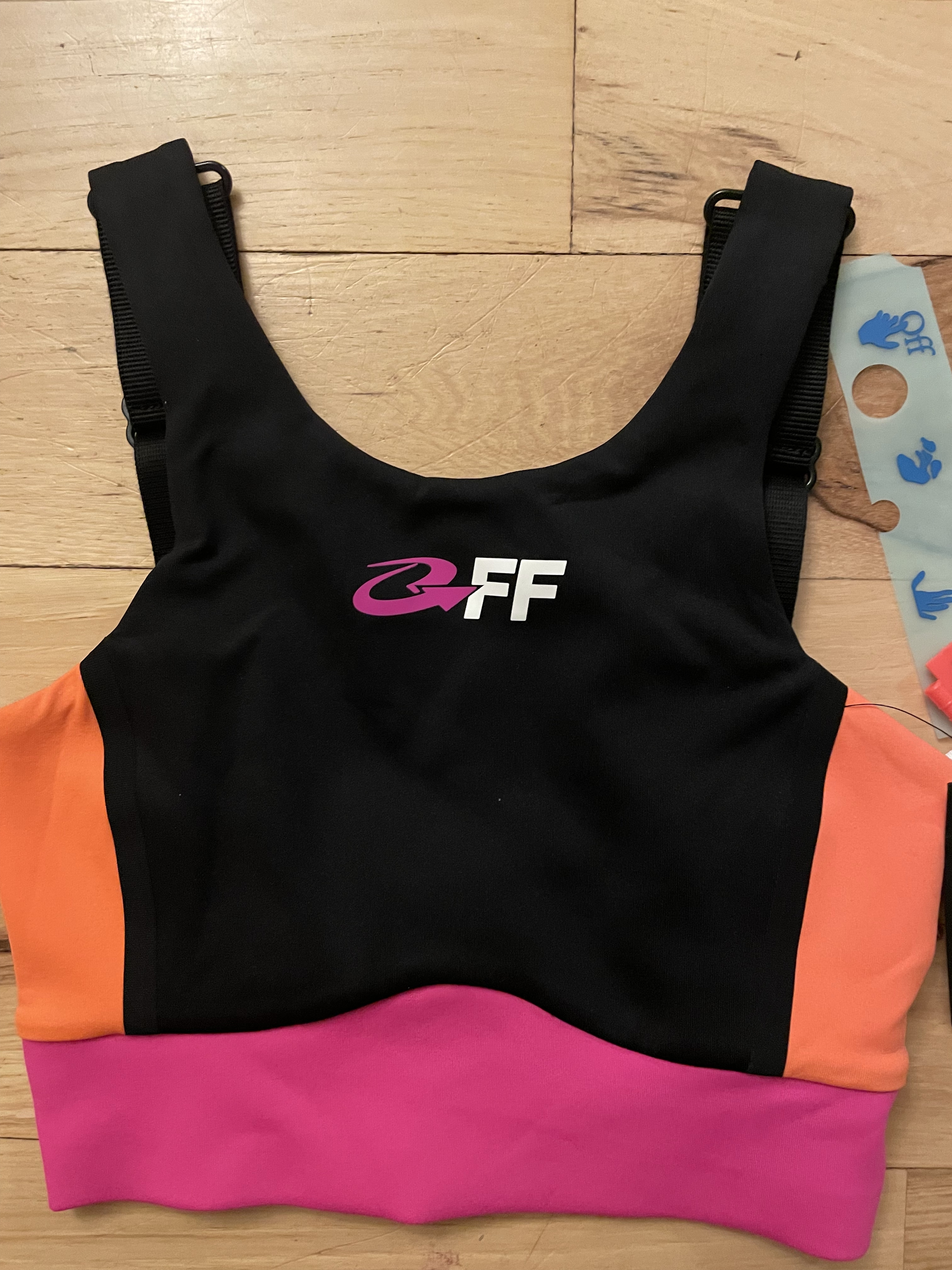 Off-White Women’s Colorblock Logo Sports Bra